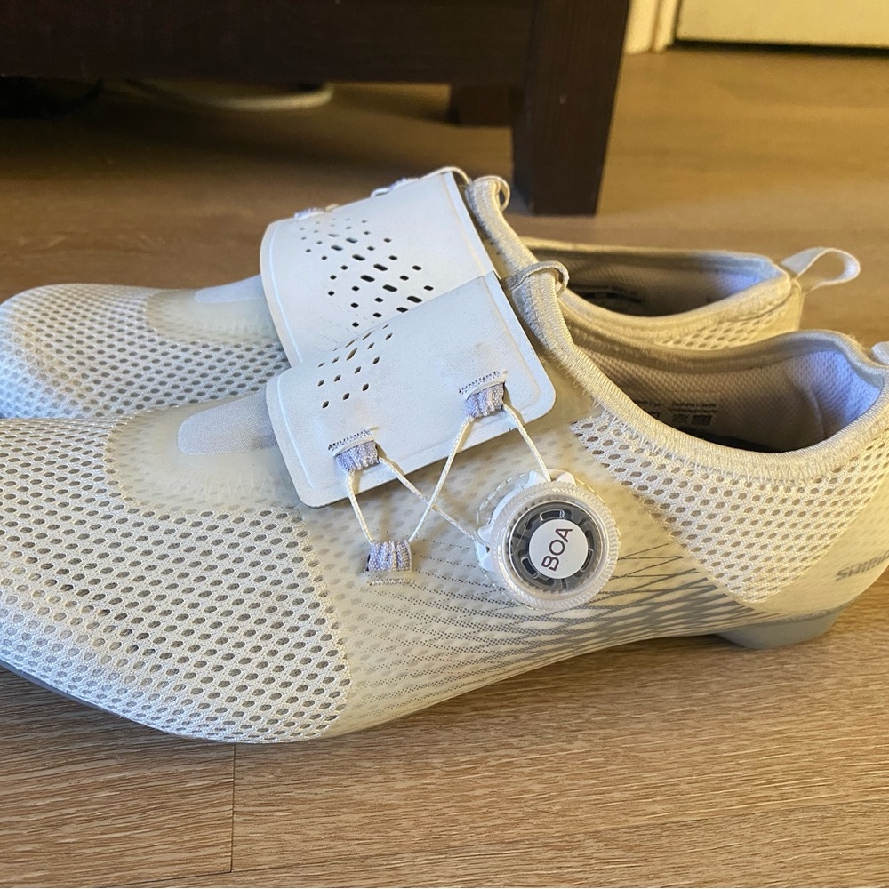 Shimano White Cycling Shoes